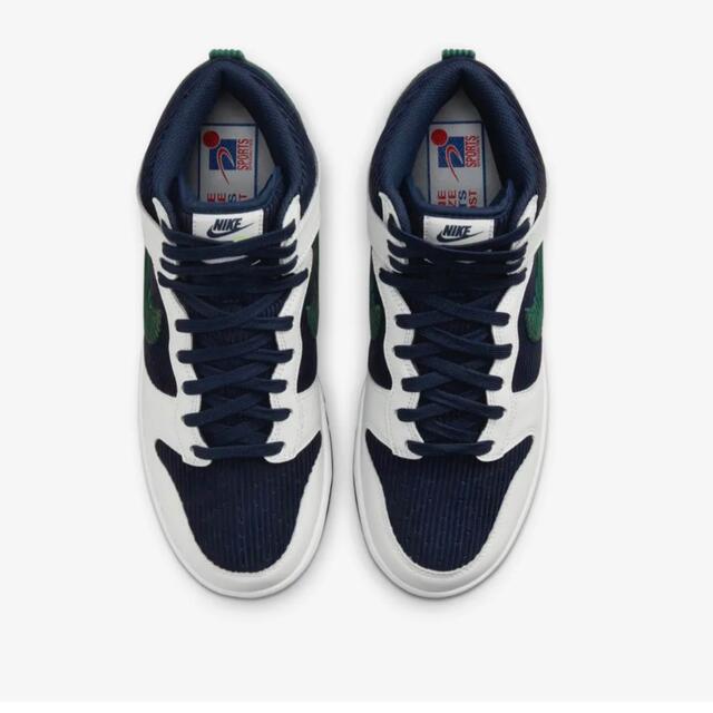 【完売品】Nike Dunk High EMB College Navy