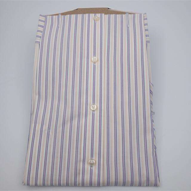 【新品未使用】DEEP OCEAN ストライプ柄 半袖 ワイシャツ シャツ メンズのトップス(シャツ)の商品写真