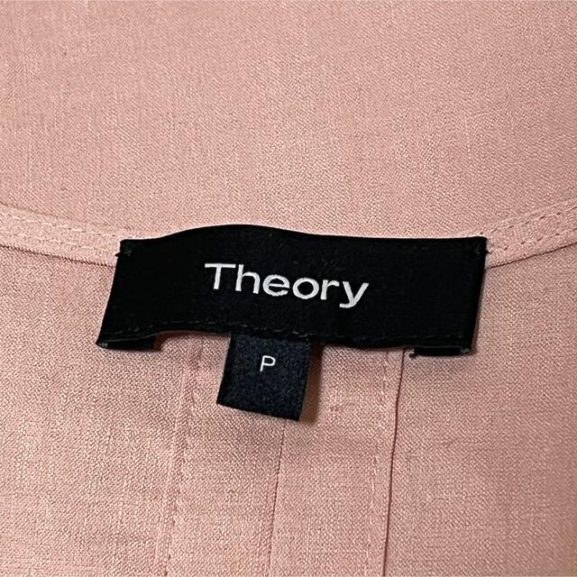 theory(セオリー)のセオリー Theory リネン ブラウス カットソー ノースリーブ size P レディースのトップス(シャツ/ブラウス(半袖/袖なし))の商品写真