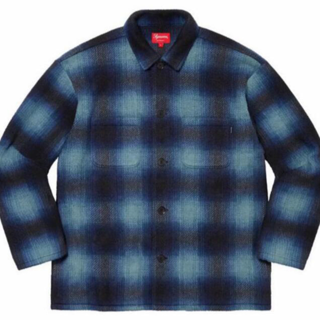 Supreme Shadow Plaid Fleece Shirt L キムタク