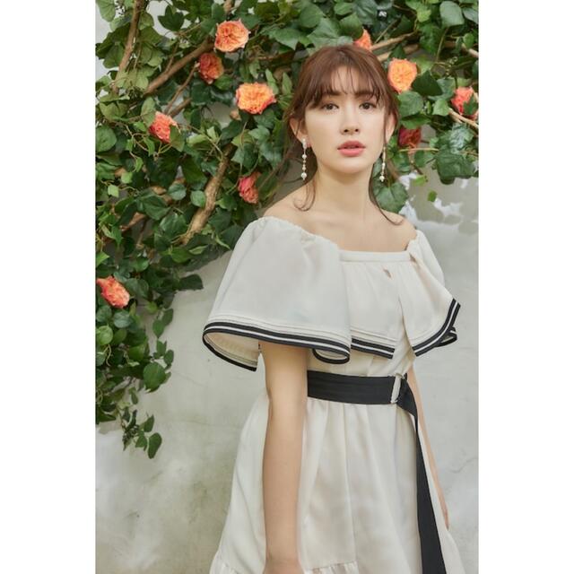 Her lip to(ハーリップトゥ)のherlipto  Sweet Moments Belted Dress レディースのワンピース(ロングワンピース/マキシワンピース)の商品写真