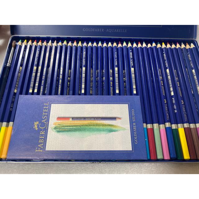 FABER-CASTELL Faber-Castell 色鉛筆36色セット 缶入りの通販 by か Faber Castell 缶入り鉛筆