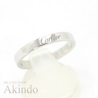 カルティエ(Cartier)のカルティエ リング Pt950 エングレーブド ウェディング リング #58(リング(指輪))