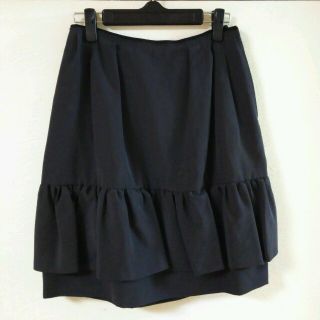 フォクシー(FOXEY)のFOXEY  ＊美品＊フリルスカート38(ひざ丈スカート)