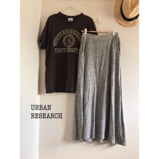 アーバンリサーチ(URBAN RESEARCH)のURBAN RESEARCH マキシ丈ロングスカート(ロングスカート)