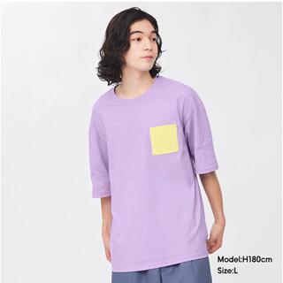 ジーユー(GU)のシナぷしゅ♡ママパパTシャツ💜パープル　Sサイズ　新品(Tシャツ(半袖/袖なし))