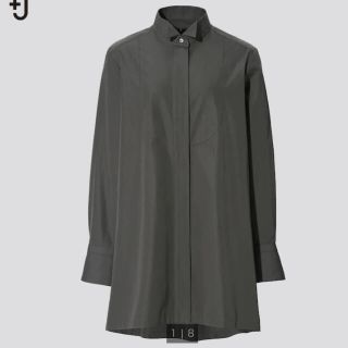 ユニクロ(UNIQLO)のUNIQLO +J スーピマコットンロングシャツ(シャツ/ブラウス(長袖/七分))