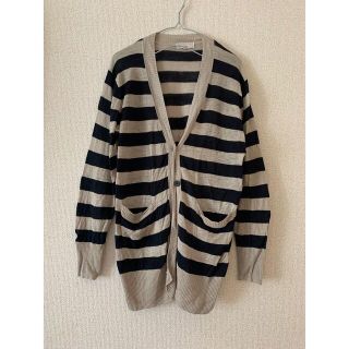 ジュンコシマダ(JUNKO SHIMADA)のジュンコシマダ　リネン100%カーディガン　L(カーディガン)