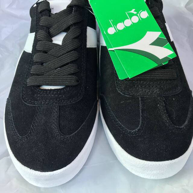 DIADORA(ディアドラ)の【diadora】ディアドラ　黒　スニーカー　24.5cm レディースの靴/シューズ(スニーカー)の商品写真