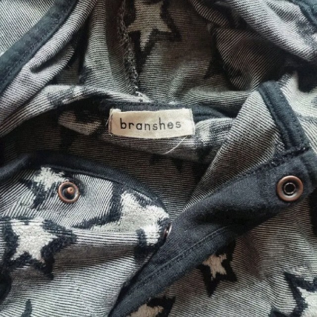 Branshes(ブランシェス)のポンチョ　アウター　60 70 80 キッズ/ベビー/マタニティのベビー服(~85cm)(カーディガン/ボレロ)の商品写真