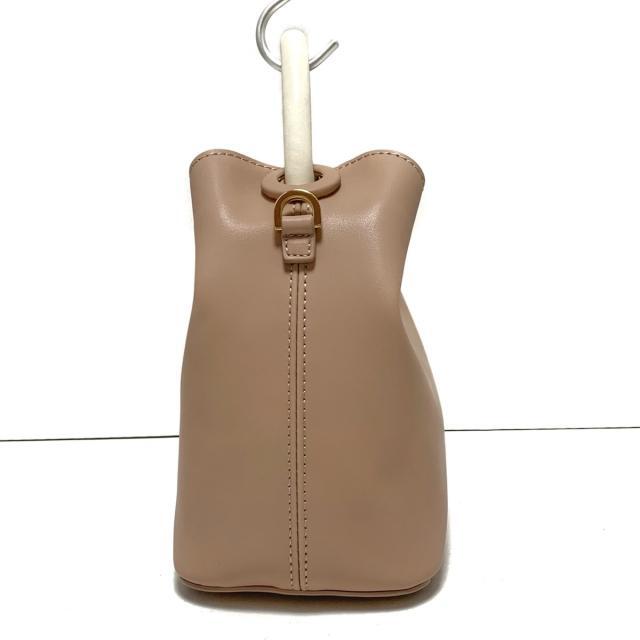 エレメ ハンドバッグ美品 - ベージュ×白 - ハンドバッグ