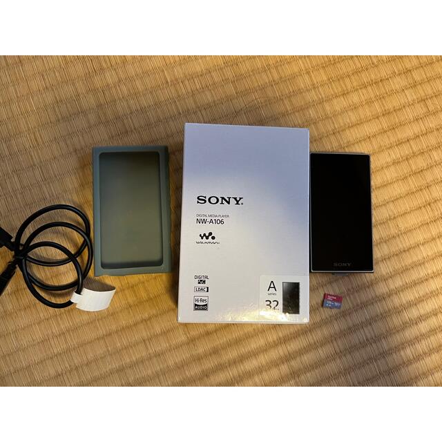 スマホ/家電/カメラSONY ウォークマン Aシリーズ NW-A106(G) ＋ 128GB