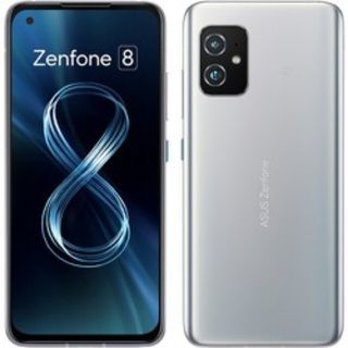 エイスース(ASUS)の【新品】Zenfone8 silver 8GB RAM 128GB 5G(スマートフォン本体)