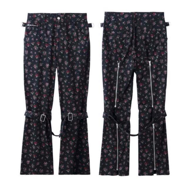 X-girl FLORAL BONDAGE PANTS ボンテージ パンツ 花柄 7