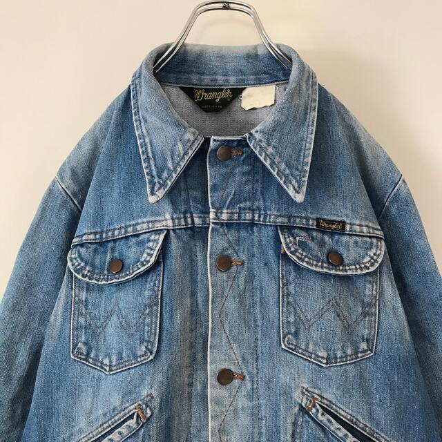 Wrangler 124MJ デニムジャケット 黒タグ 美品 USA製  70s