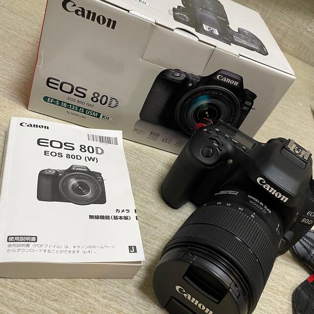 Canon(キヤノン)のEOS 80D レンズキット スマホ/家電/カメラのカメラ(デジタル一眼)の商品写真