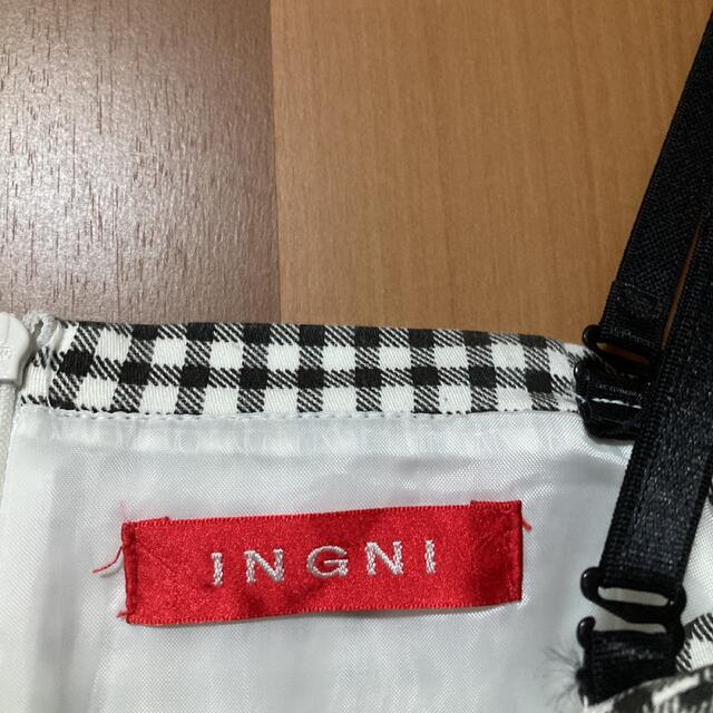 INGNI(イング)の【INGNI】イング　可愛い❤️ ギンガムチェックのワンピース レディースのワンピース(ひざ丈ワンピース)の商品写真