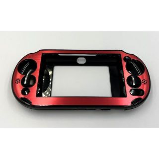 プレイステーションヴィータ(PlayStation Vita)のPS Vita2000(PCH-2000)専用アルミプレートケース(レッド)(その他)