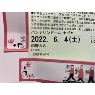 バンテリンドーム ６月 ４日土曜 中日 VS福岡ソフトバンクホークス ...