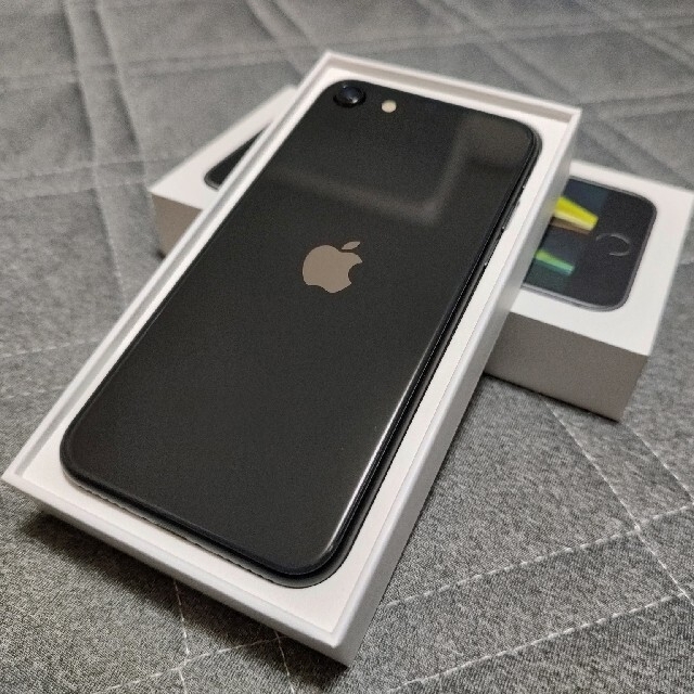 Apple iPhone SE2 64GB SIMフリー ブラック 本体 - スマートフォン本体