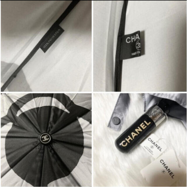 オンラインショップ CHANEL - カメリア シャネル❤️折りたたみ傘 傘