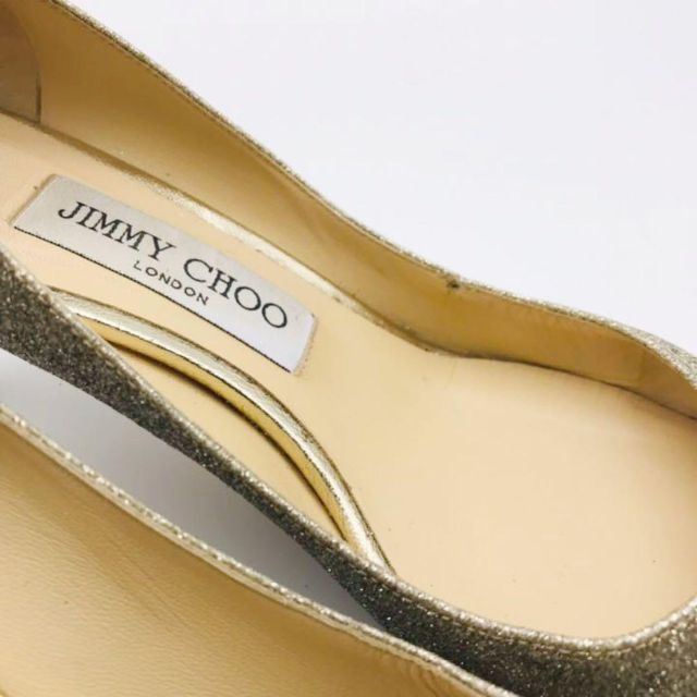 JIMMY CHOO(ジミーチュウ)の【訳アリ・お得】ジミーチュウ 23.5cm ROMY60 グリッター レディースの靴/シューズ(ハイヒール/パンプス)の商品写真