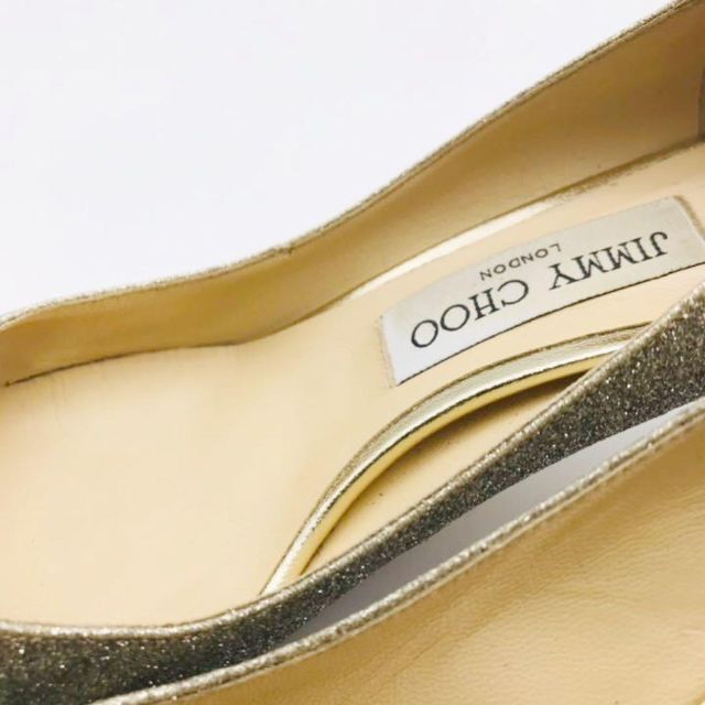 JIMMY CHOO(ジミーチュウ)の【訳アリ・お得】ジミーチュウ 23.5cm ROMY60 グリッター レディースの靴/シューズ(ハイヒール/パンプス)の商品写真