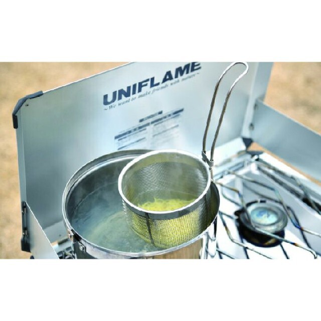 UNIFLAME(ユニフレーム)のユニフレーム キャンプテボ 662038  キャンプ テボ てぼ キャンプてぼ スポーツ/アウトドアのアウトドア(調理器具)の商品写真