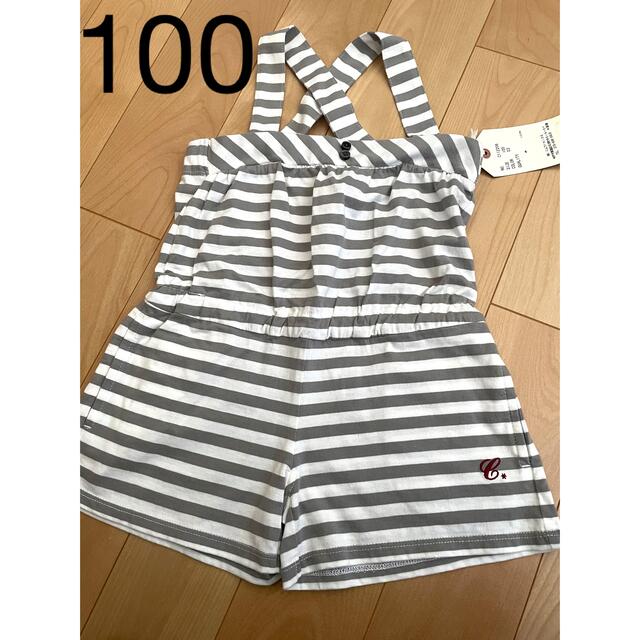 chien chien オールインワン　100 キッズ/ベビー/マタニティのキッズ服女の子用(90cm~)(ワンピース)の商品写真