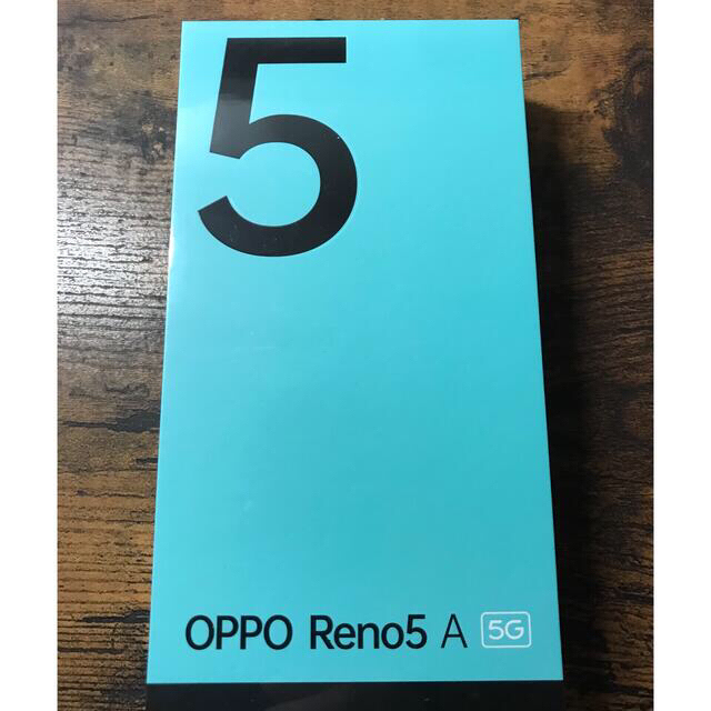 新品未開封 OPPO Reno5 A アイスブルー　Ymobile