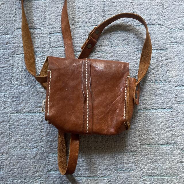 アトリエシロクマ　ミニショルダーバッグ　本皮　 レディースのバッグ(ショルダーバッグ)の商品写真