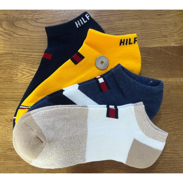 TOMMY HILFIGER(トミーヒルフィガー)の新品トミーヒルフィガーTOMMY HILFIGERメンズソックス4足セット118 メンズのレッグウェア(ソックス)の商品写真