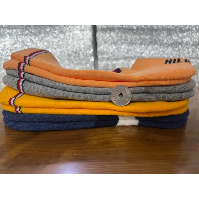 TOMMY HILFIGER(トミーヒルフィガー)の新品トミーヒルフィガーTOMMY HILFIGERメンズソックス4足セット118 メンズのレッグウェア(ソックス)の商品写真