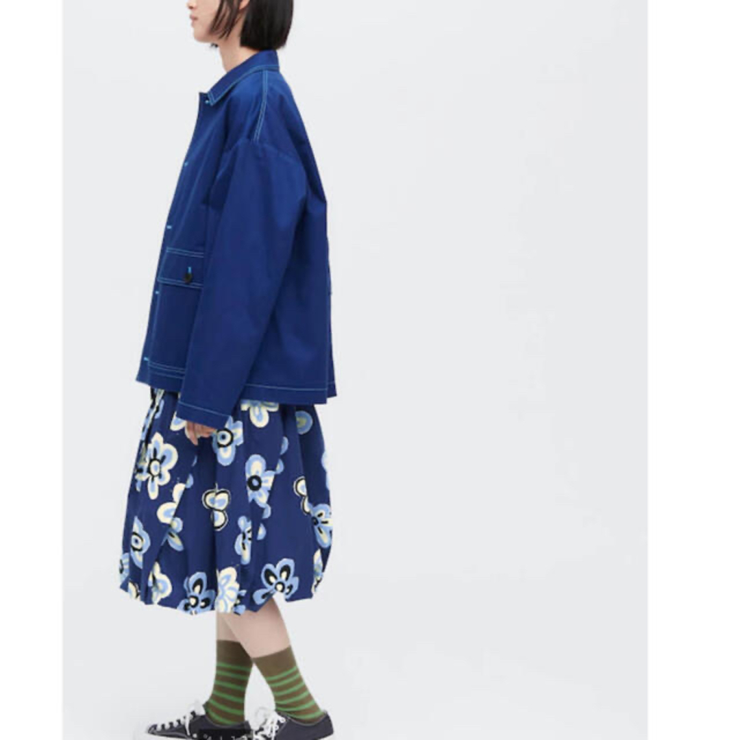 MARNI - UNIQLO マルニ バルーンシェイプスカート ブルー サイズ MARNI - UNIQLO マルニ バルーンシェイプスカート ブルー サイズ
