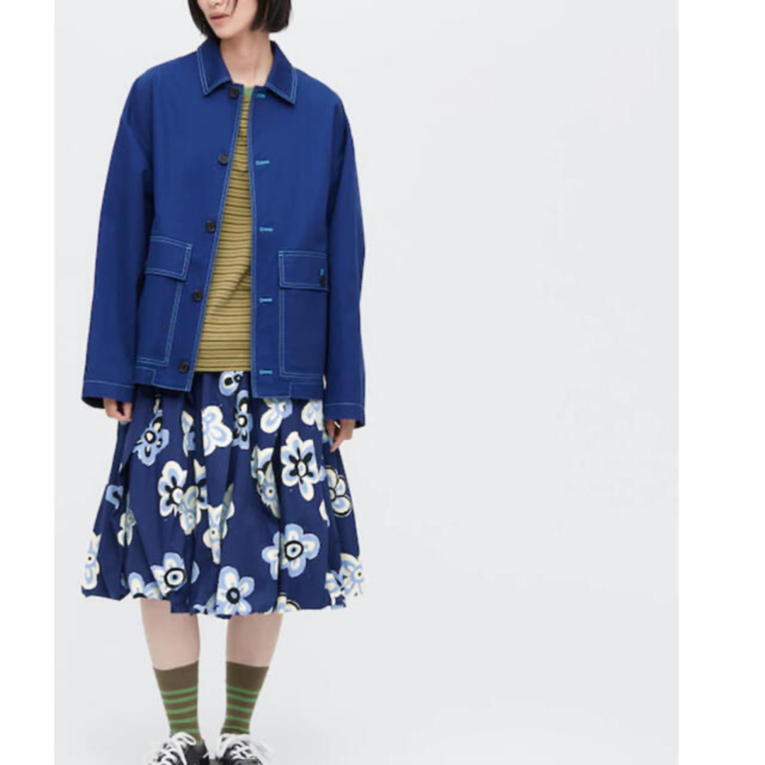 MARNI - UNIQLO マルニ バルーンシェイプスカート ブルー サイズ MARNI - UNIQLO マルニ バルーンシェイプスカート ブルー サイズ
