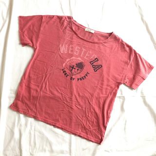 セポ(CEPO)のcepo ロゴTシャツ サーモンピンク(Tシャツ(半袖/袖なし))