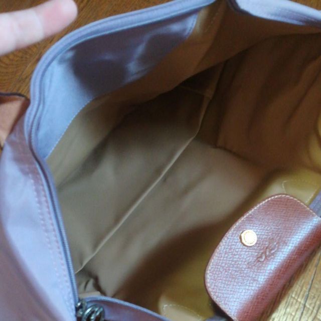 LONGCHAMP(ロンシャン)の4S 超美品　ロンシャン　LONGCHAMP　ナイロン　折畳み可　薄紫 レディースのバッグ(トートバッグ)の商品写真