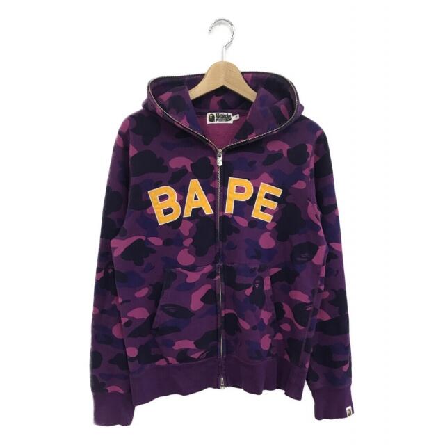 A BATHING APE - アベイシングエイプ パーカー カラーカモジップ