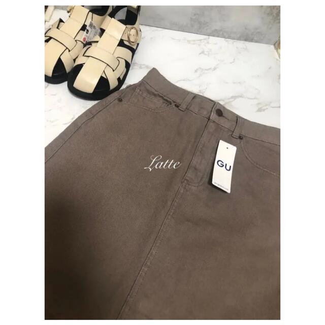 GU(ジーユー)のGU　デニムスリットナローロングスカート(丈標準89～96cm) レディースのスカート(ロングスカート)の商品写真