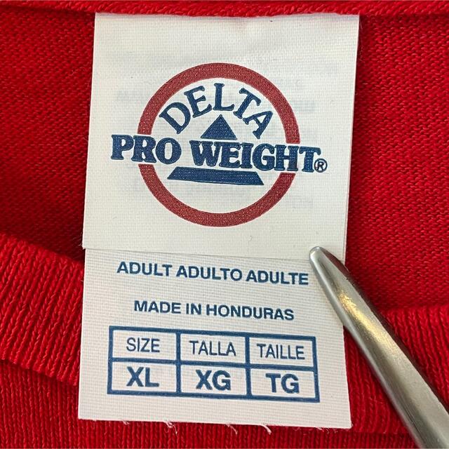 DELTA(デルタ)の【DELTA】バックプリント Tシャツ ロゴ XL ビッグサイズ US古着 メンズのトップス(Tシャツ/カットソー(半袖/袖なし))の商品写真