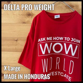 デルタ(DELTA)の【DELTA】バックプリント Tシャツ ロゴ XL ビッグサイズ US古着(Tシャツ/カットソー(半袖/袖なし))