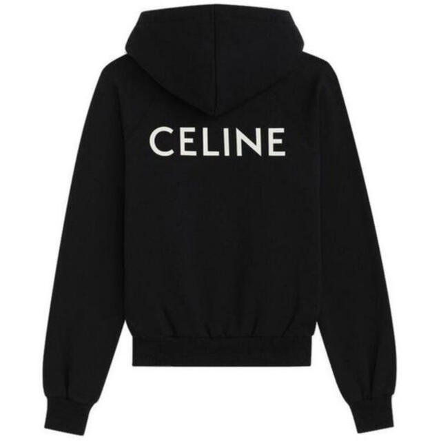 トップスCELINE ロゴパーカー