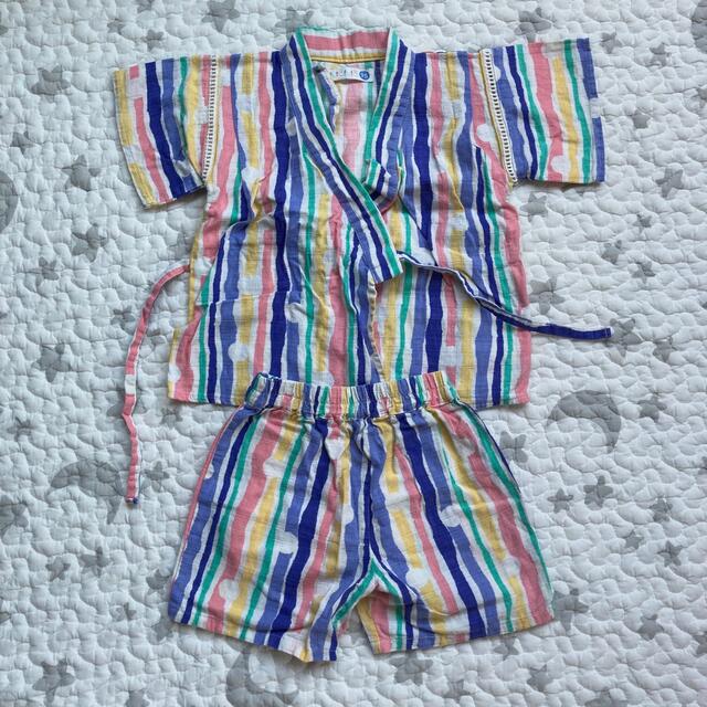 futafuta(フタフタ)のfutafuta  甚平　サイズ95 キッズ/ベビー/マタニティのキッズ服女の子用(90cm~)(甚平/浴衣)の商品写真