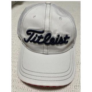 タイトリスト(Titleist)のタイトリスト　白　ゴルフ用帽子(ウエア)