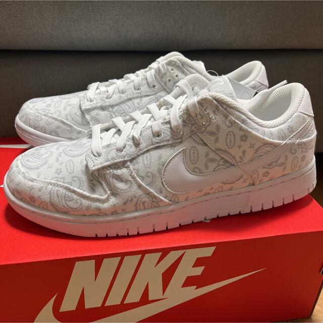 NIKE - 新品未使用 NIKE DUNK Low ESS ホワイトペイズリー 29cmの通販 ...