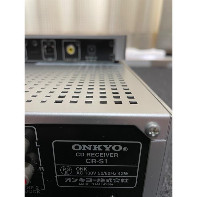 ONKYO(オンキヨー)のONKYO CR-S1 ND-S1 x-s1 iPod CDコンポ スマホ/家電/カメラのオーディオ機器(アンプ)の商品写真