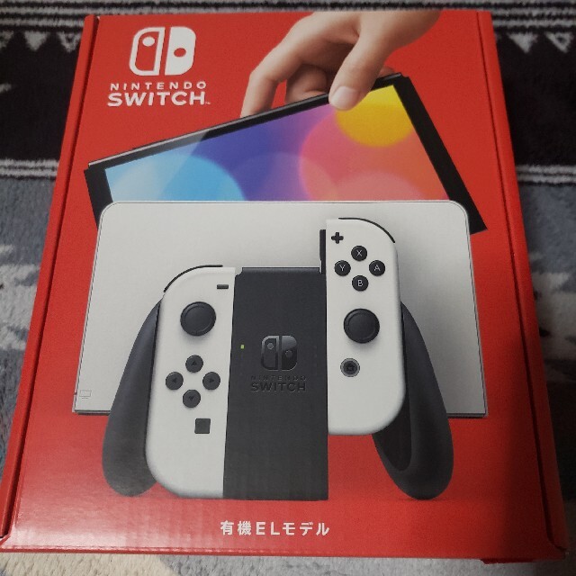 Nintendo Switch (有機ELモデル) 本体 ホワイト  新品 エンタメ/ホビーのゲームソフト/ゲーム機本体(家庭用ゲーム機本体)の商品写真