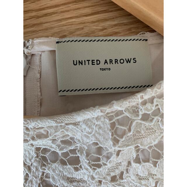 UNITED ARROWS(ユナイテッドアローズ)のユナイテッドアローズ　レースシャツ レディースのトップス(シャツ/ブラウス(半袖/袖なし))の商品写真