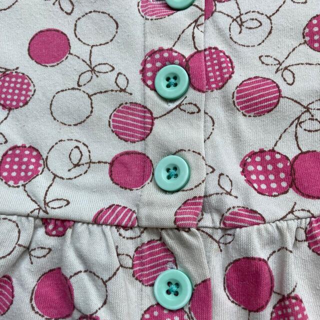 ampersand(アンパサンド)のampersand 半袖パジャマ　サイズ100 キッズ/ベビー/マタニティのキッズ服女の子用(90cm~)(パジャマ)の商品写真