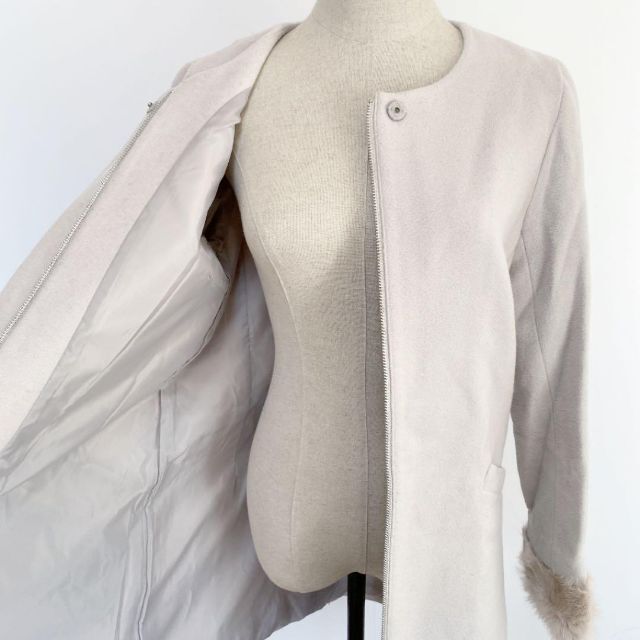 UNRELISH(アンレリッシュ)のUNRELISH アンレリッシュ 2way袖 ロングコート 1694 レディースのジャケット/アウター(ロングコート)の商品写真